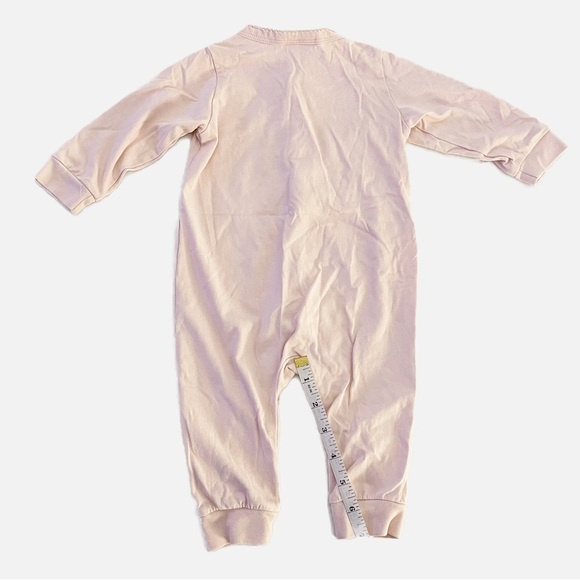 H&M Baby Pink Long Sleeve Button Front Jumpsuit - 4-6 Months - Picture 7 of 8